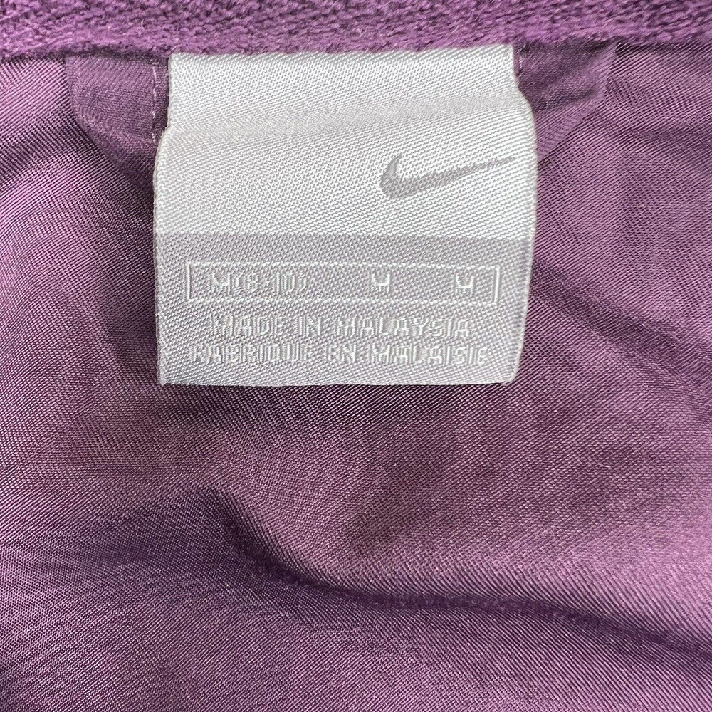 Nike Women's Purple Full Zip Long Sleeve Windbreaker Jacket Size M - Picture 6 of 10